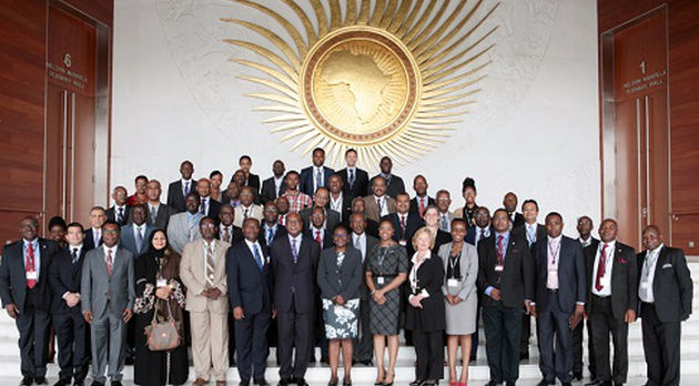 Delegates at the conference in Addis, African Union